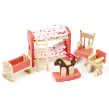 КТ бренд роскошной спальней игрушка кукла дом мини ребенок ребенок деревянная мебель игрушки